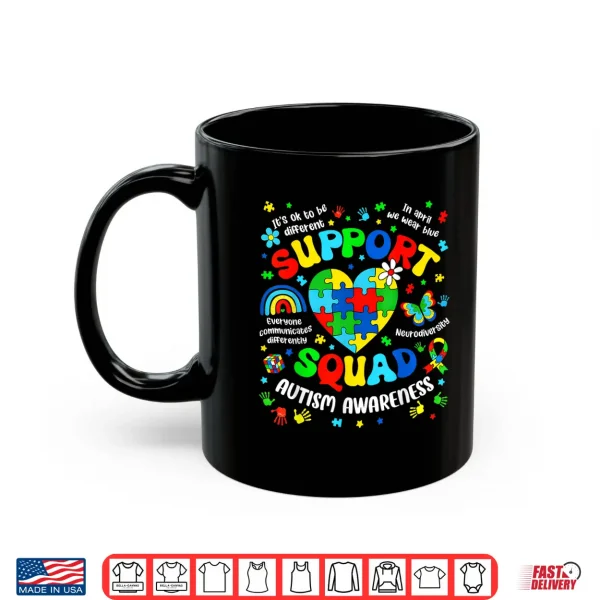 Support Squad Puzzle Autistic Autism Awareness Professional Shirt 3 Mug Support Squad Puzzle Autistic Autism Awareness Professional Shirt