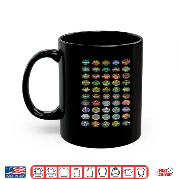 Mug Survivor 50 Seasons of Survivor Officially Licensed Shirt