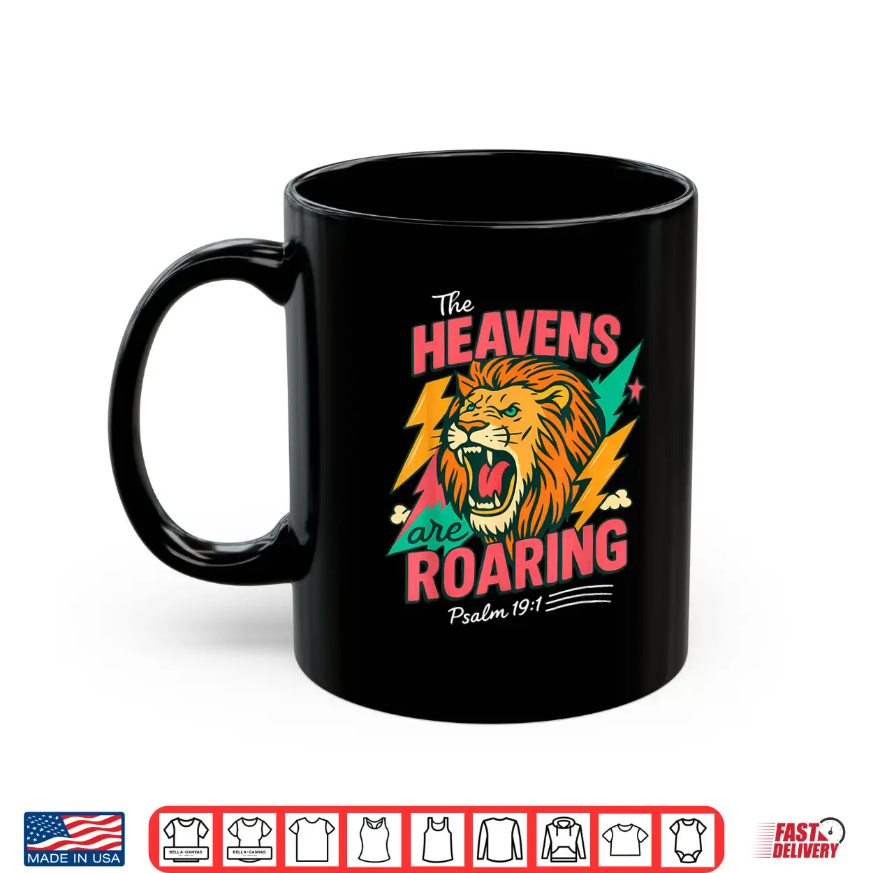 The Heavens Are Roaring Psalm 19 1 Lion Christian Faith Shirt The Heavens Are Roaring Psalm 19 1 Lion Christian Faith Shirt