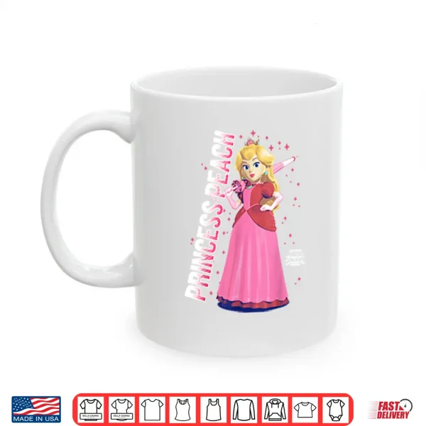 The Super Mario Galaxy Movie Princess Peach Shirt 3 Mug The Super Mario Galaxy Movie Princess Peach Shirt