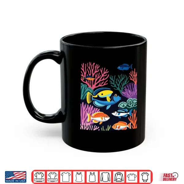 Mug Tropical Coral Reef Fish Ocean Marine Life Shirt