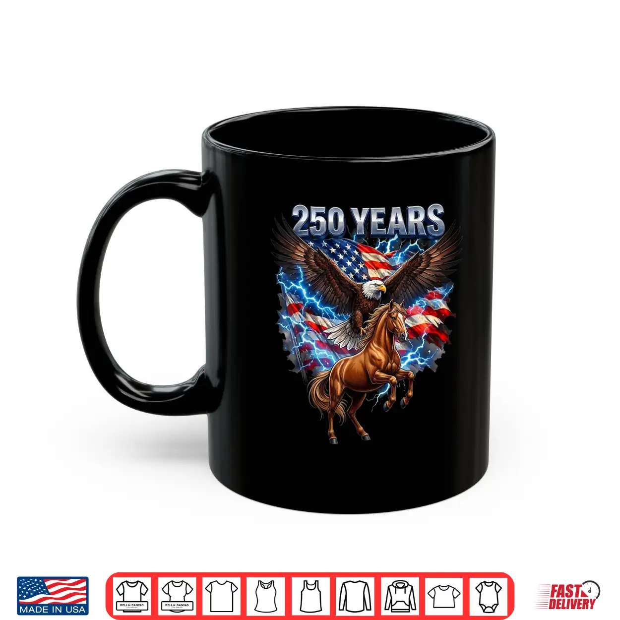 Usa 250Th Anniversary Bald Eagle & Clydesdale Horse Shirt Usa 250Th Anniversary Bald Eagle & Clydesdale Horse Shirt