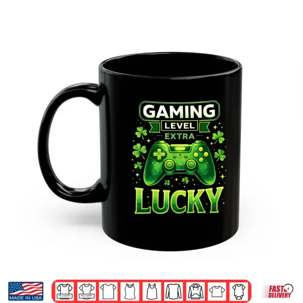Mug Video Games Gaming Gamer St Patricks Day for Boys Kids Youth Shirt