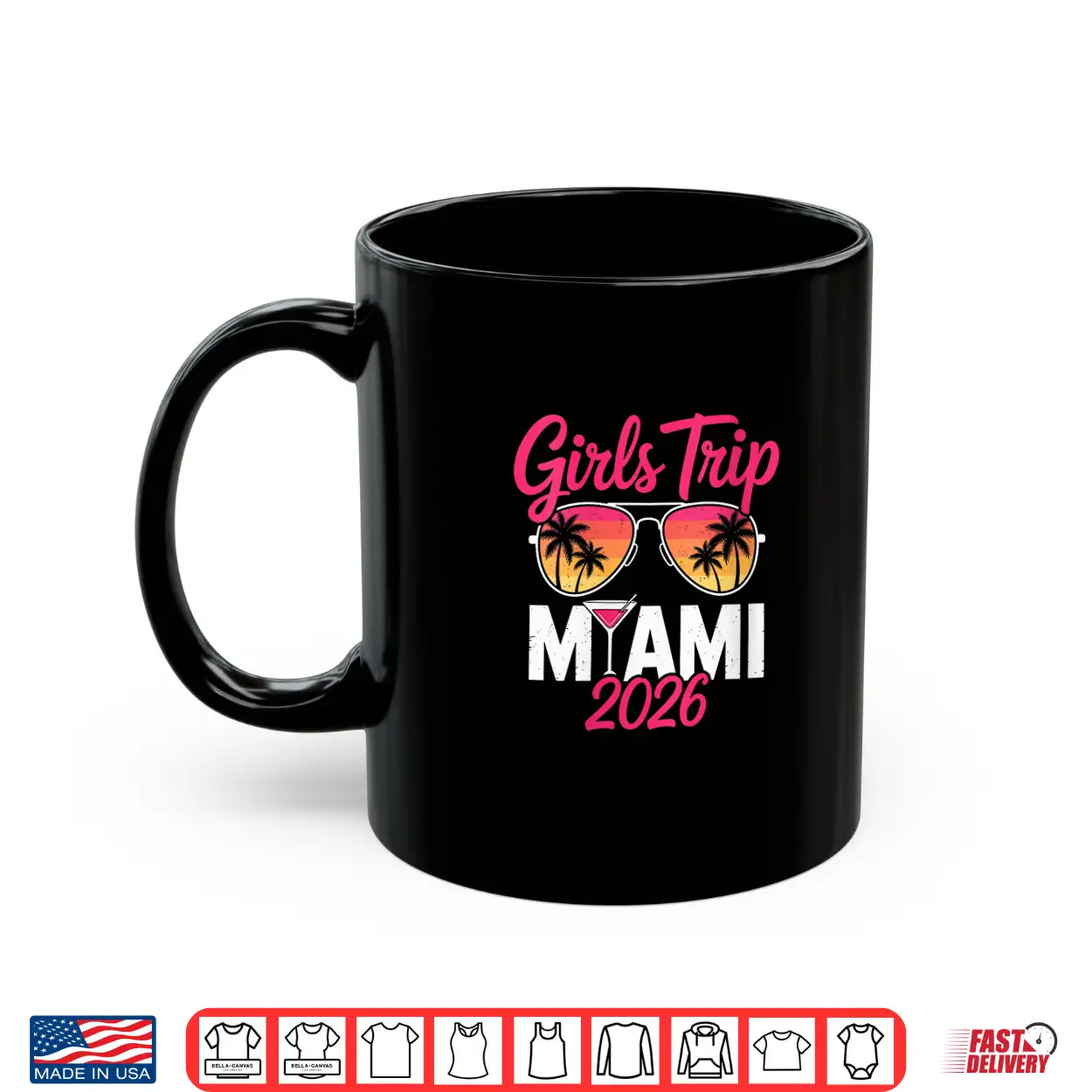 Women’S Miami 2026 Girls Trip Shirt Women’S Miami 2026 Girls Trip Shirt
