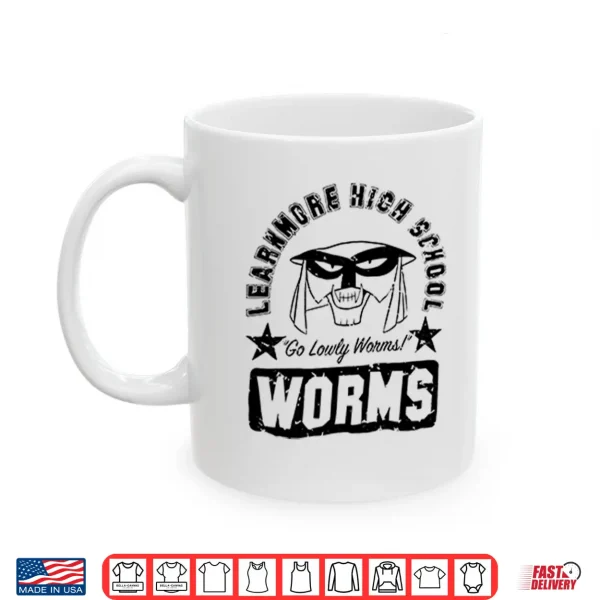 Worm Mascot School Shirt 3 Mug Worm Mascot School Shirt