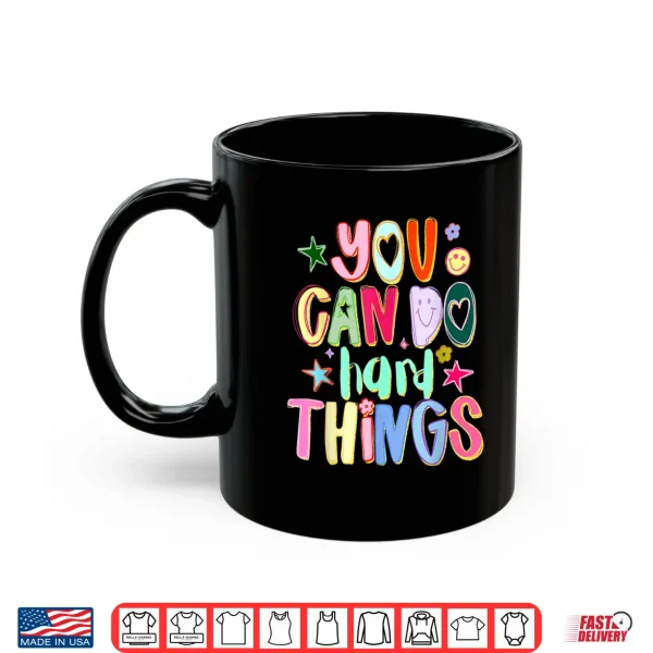 Mug You Can Do Hard Things Autism Awareness Autistic Puzzle Shirt