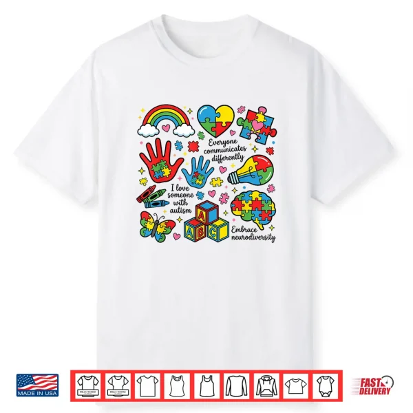 Neurodiversity Awareness Autism Awareness Asd Professional Shirt