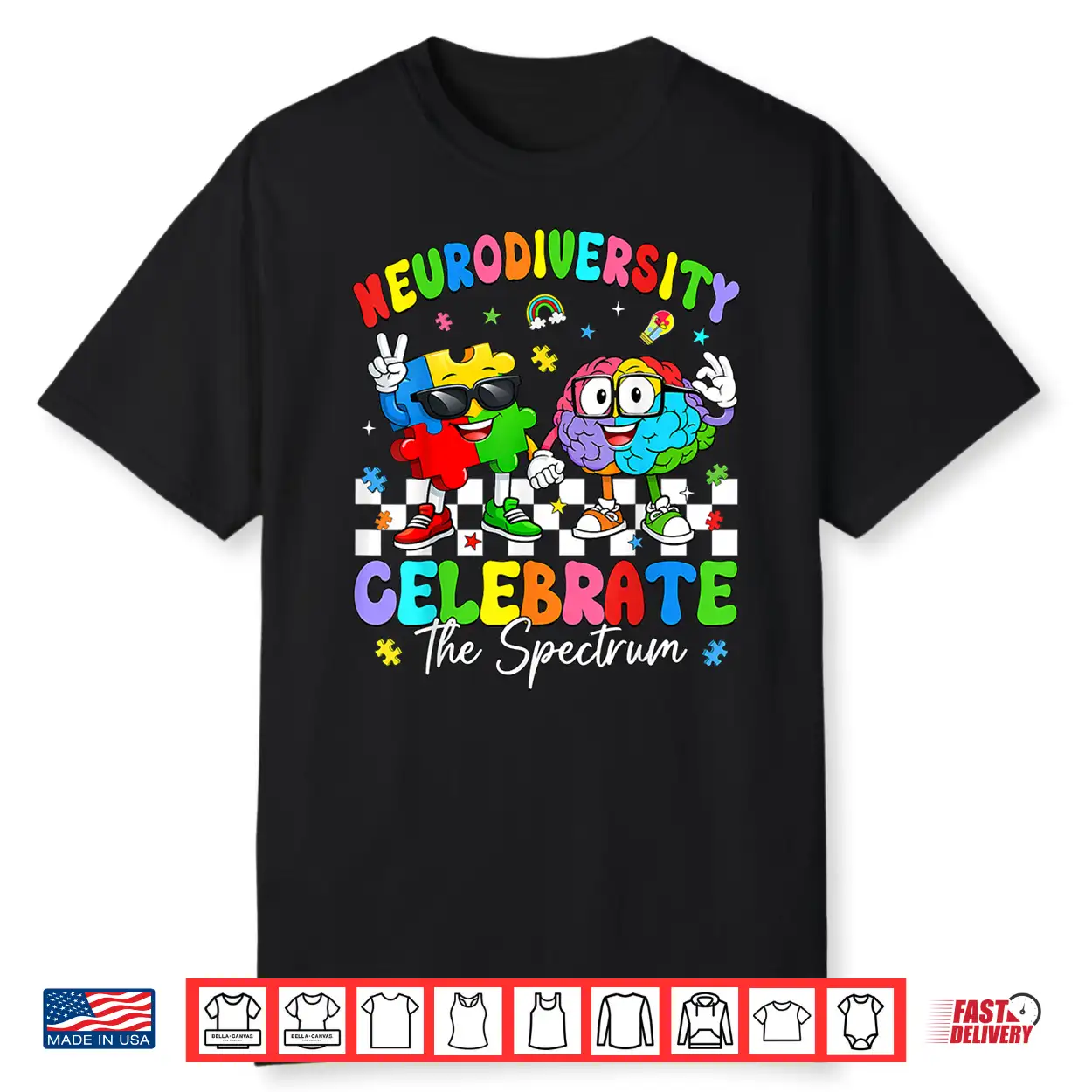 Neurodiversity Brain Autism Awareness Asd Adhd Graphic Shirt Neurodiversity Brain Autism Awareness Asd Adhd Graphic Shirt
