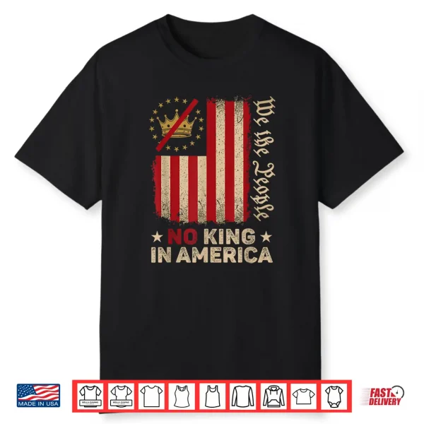 No King Professional Minimalist Modern Graphic Identity Shirt