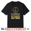No Kings In America Groovy Vintage 70S Peace Shirt