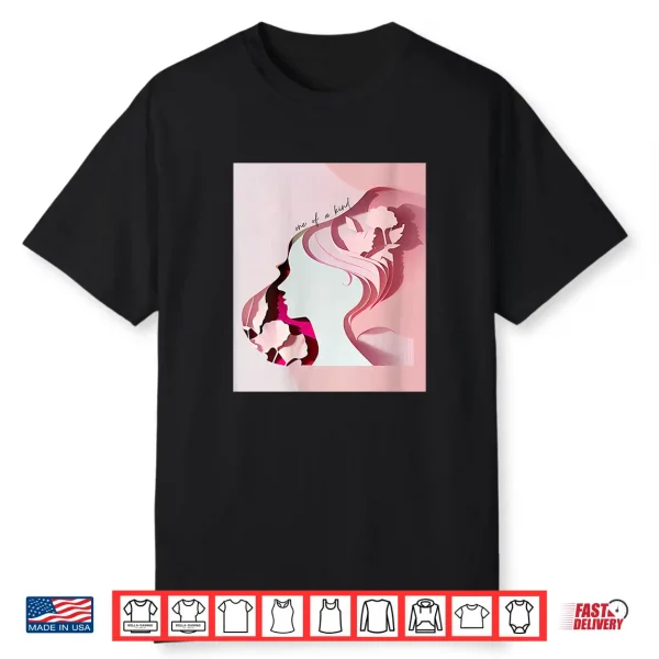 One Of A Kind Floral Woman Silhouette Art Shirt