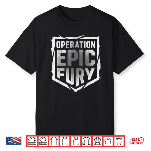 Operation Epic Fury Logo Design Shirt