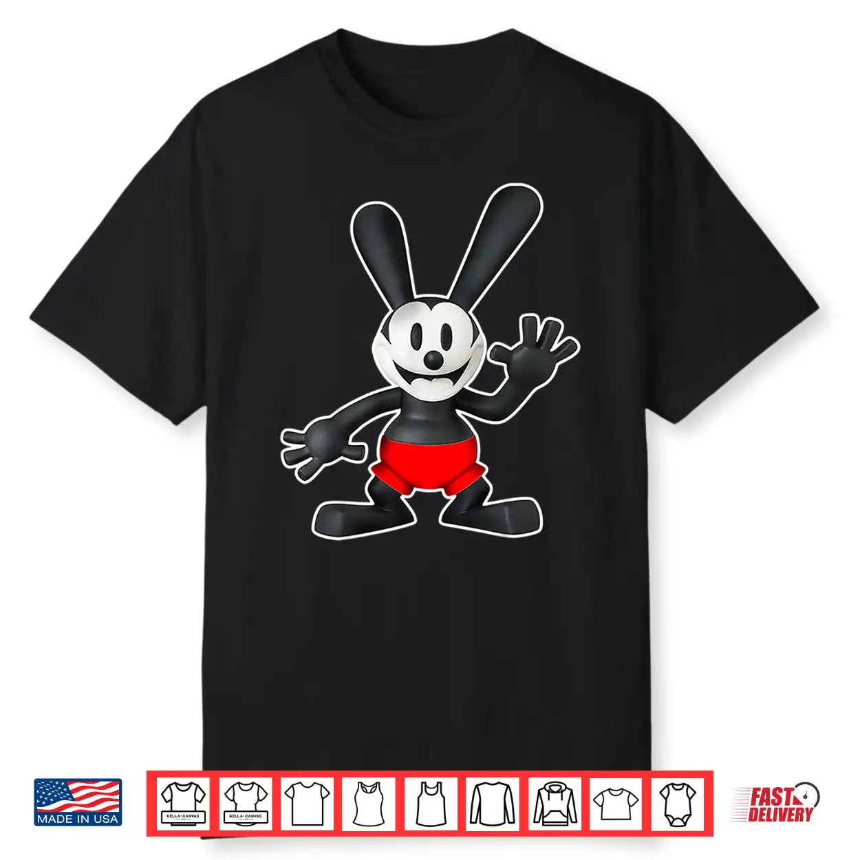 Oswald Rabbit Vintage Cartoon 1927 Hello Shirt Oswald Rabbit Vintage Cartoon 1927 Hello Shirt