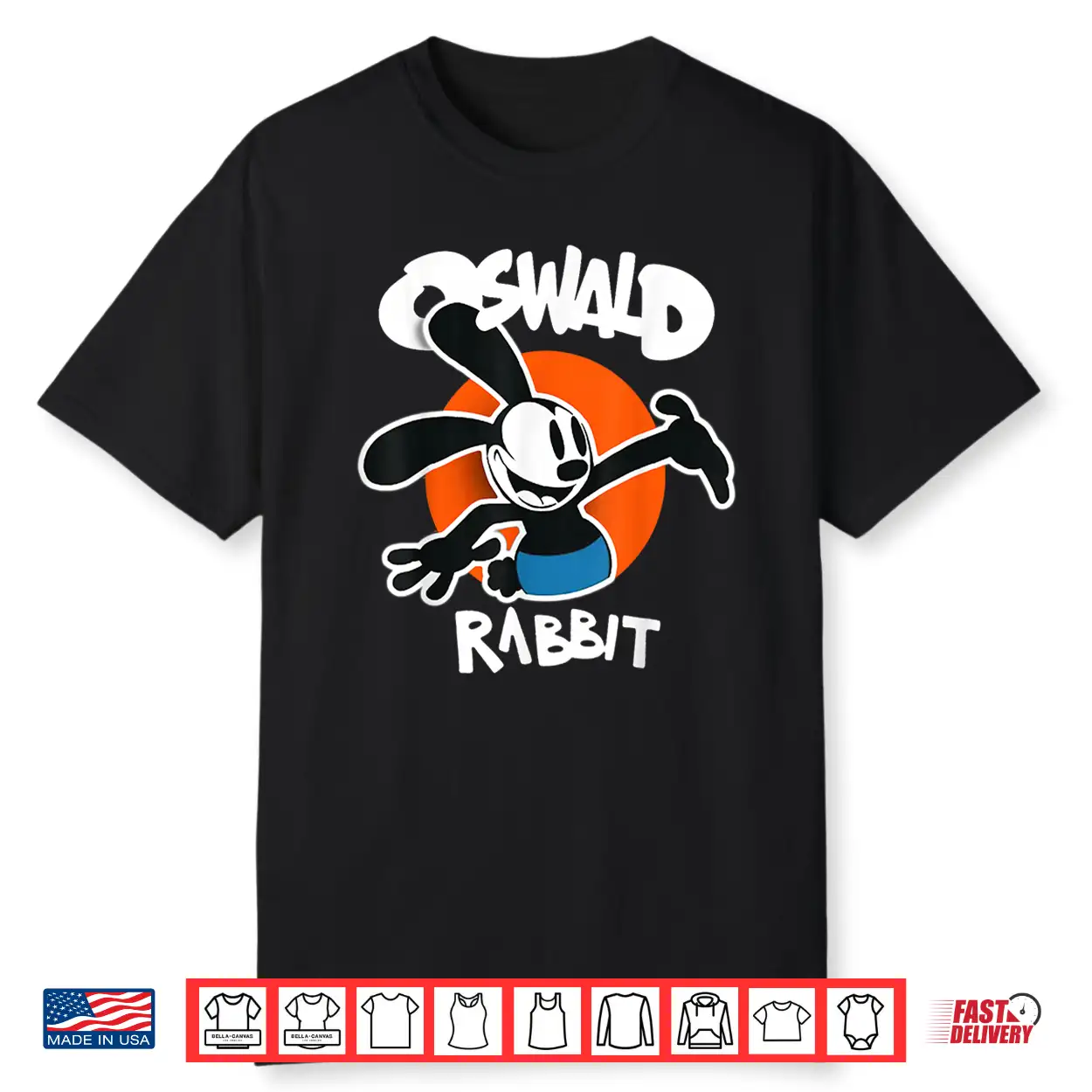 Oswald Rabbit Vintage Cartoon Bunny Professional Graphic Shirt Oswald Rabbit Vintage Cartoon Bunny Professional Graphic Shirt