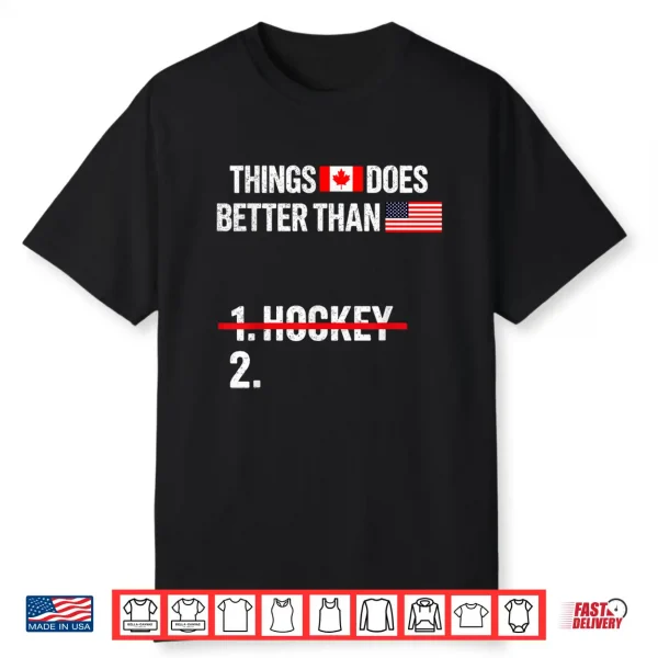 Patriotic American Funny Canada Quote Sarcastic Usa Humor Shirt