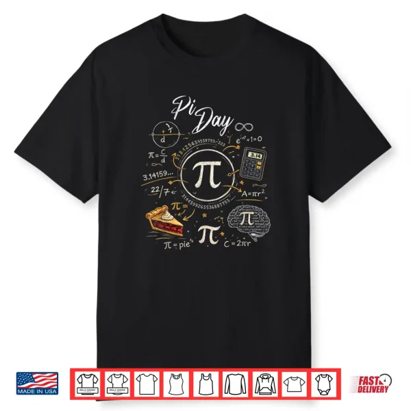 Pi Day Pi Number Symbol Math Science For Men Women Kids Shirt
