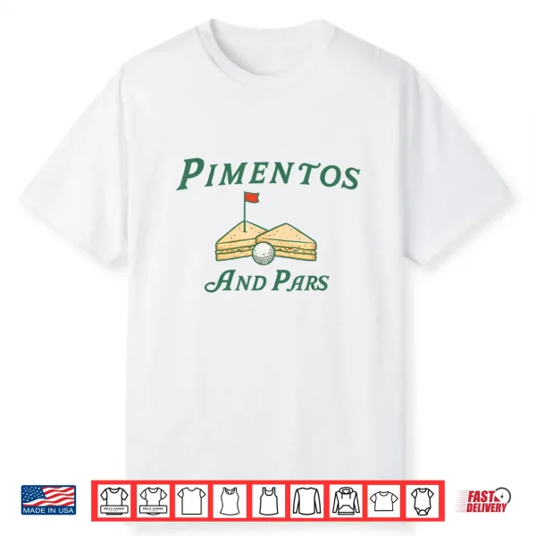 Pimentos And Pars Pimento Cheese Golf Dad Shirt