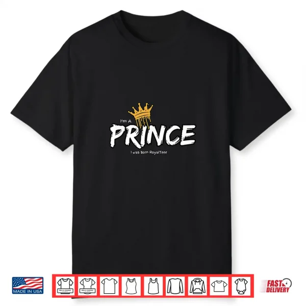 Prince Professional Minimalist Modern Graphic Identity Shirt