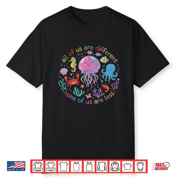 Professional Neurodiversity Autism Awareness Month Sped Teacher Shirt