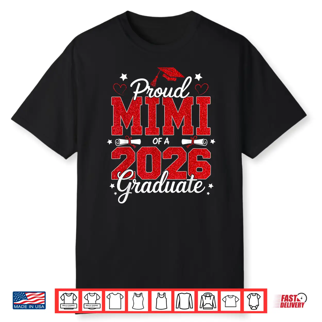Proud Mimi Of A Twenty Twenty Six Graduate Senior Shirt Proud Mimi Of A Twenty Twenty Six Graduate Senior Shirt