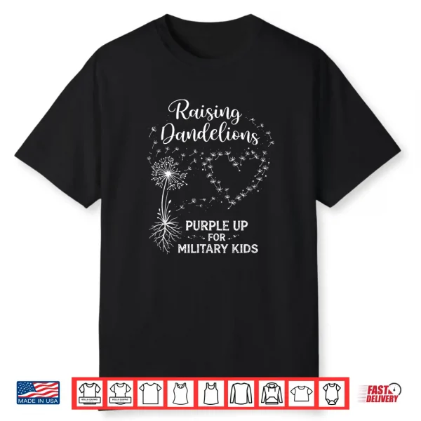 Purple Up For Military Kids Month Of The Military Child Shirt