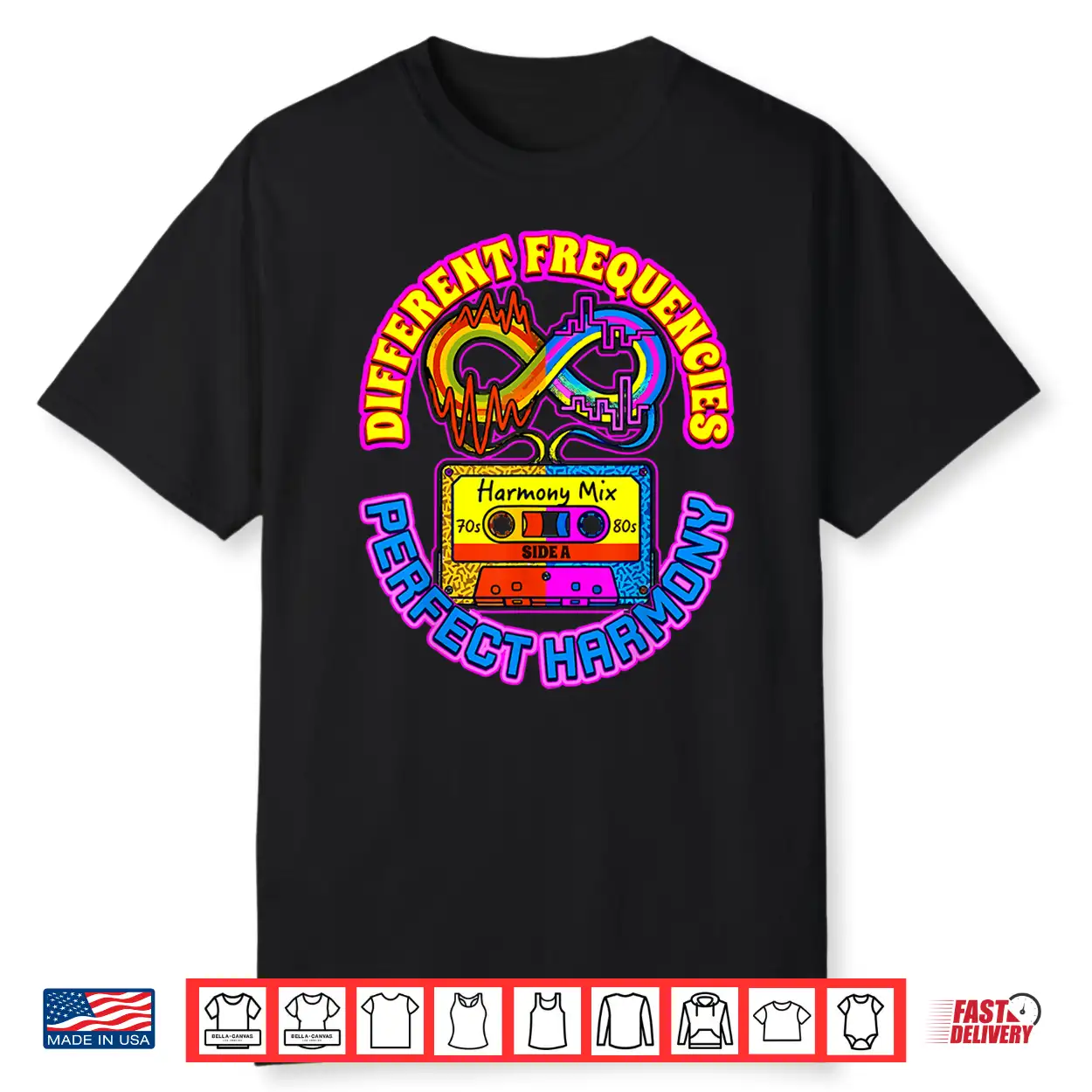 Retro Different Frequencies Cassette Autism Awareness Design Shirt Retro Different Frequencies Cassette Autism Awareness Design Shirt