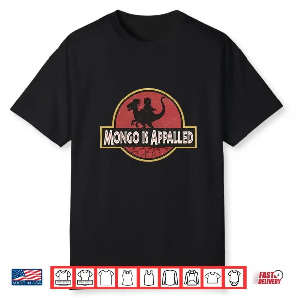 Retro Mongo Is Appalled Vintage Princess Cat Riding Dinosaur Shirt