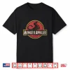 Retro Mongo Is Appalled Vintage Riding Dinosaur Womens Shirt