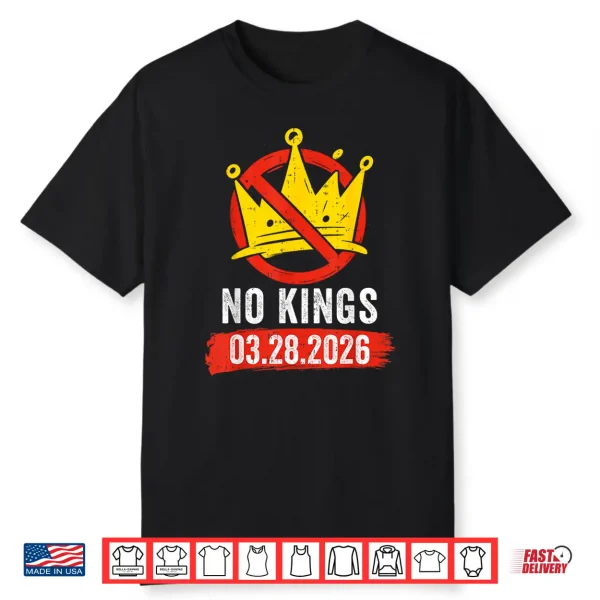 Retro Vintage No King Shirt
