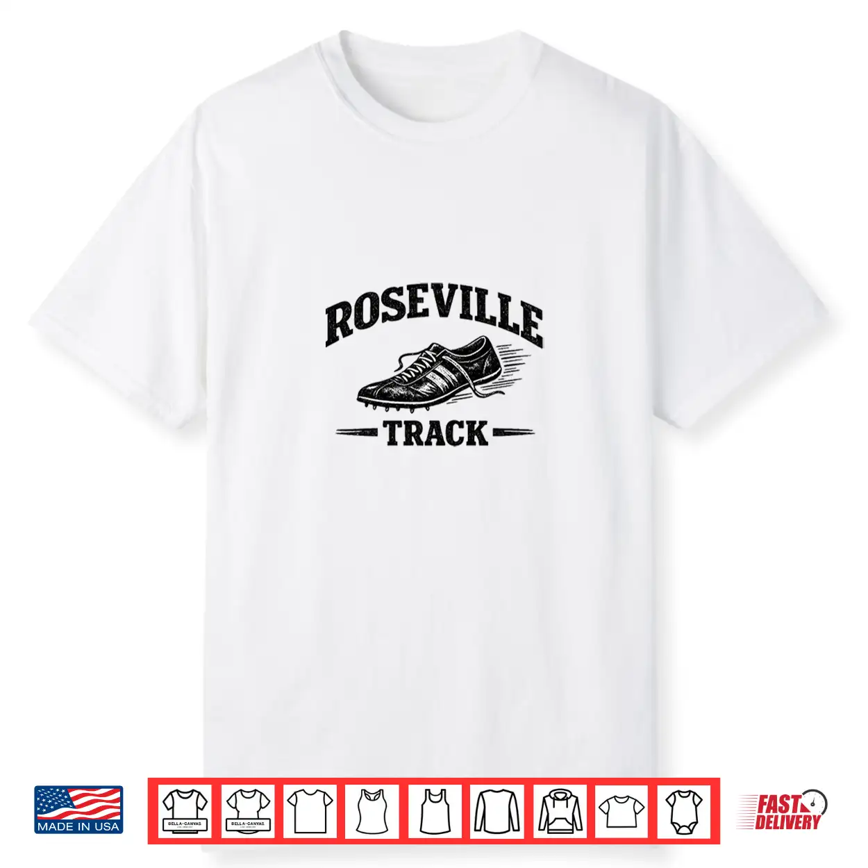 Roseville Track Premium Tri Blend Shirt Roseville Track Premium Tri Blend Shirt