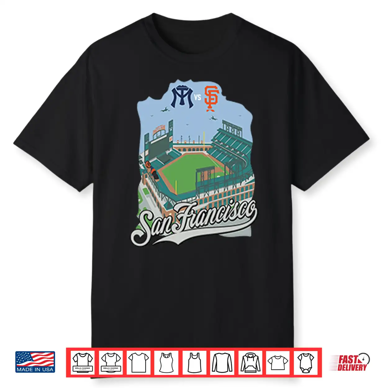 San Francisco Baseball Stadium Vintage Shirt San Francisco Baseball Stadium Vintage Shirt