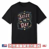 Seize The Day Motivational Quote Vintage Typography Design Shirt