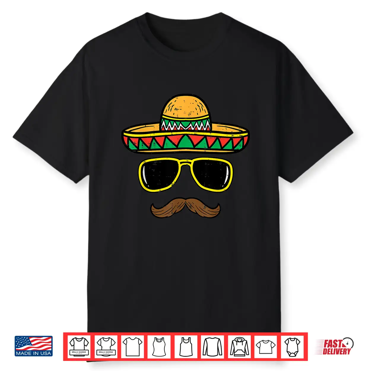 Sombrero Face Cinco De Mayo Mexican Fiesta Party Kids Boys Shirt Sombrero Face Cinco De Mayo Mexican Fiesta Party Kids Boys Shirt