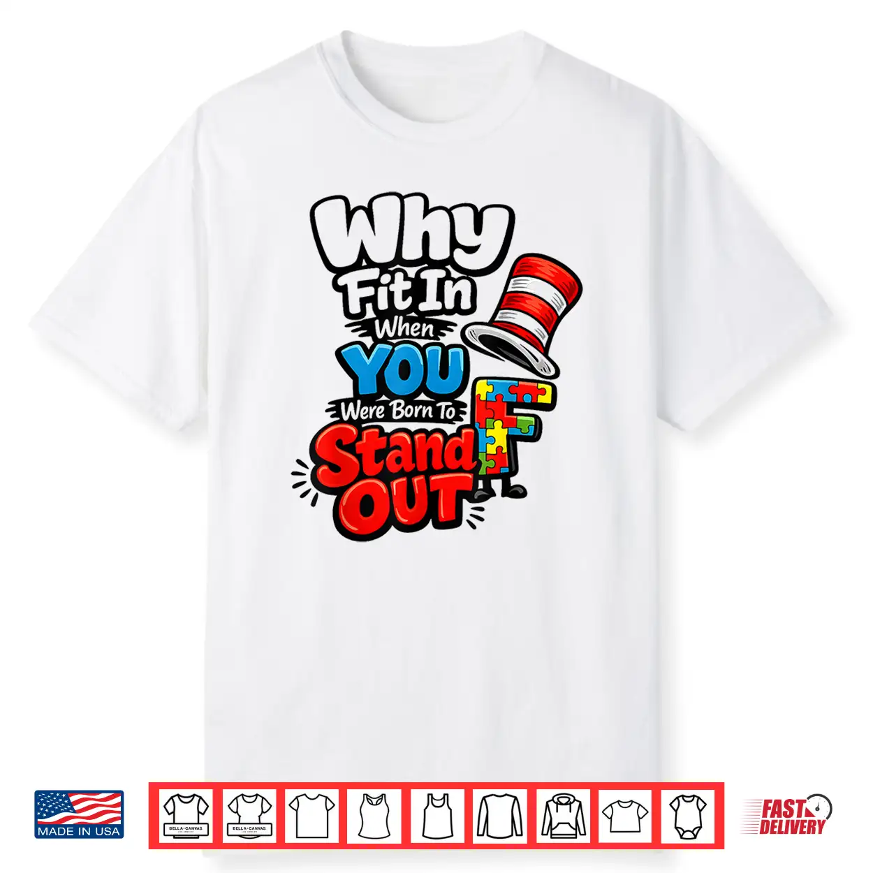 Stand Out Quote Autism Awareness Doctor Teacher Cat Hat Shirt Stand Out Quote Autism Awareness Doctor Teacher Cat Hat Shirt