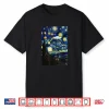 Starry Night Ufo Sighting Funny Art Parody Shirt