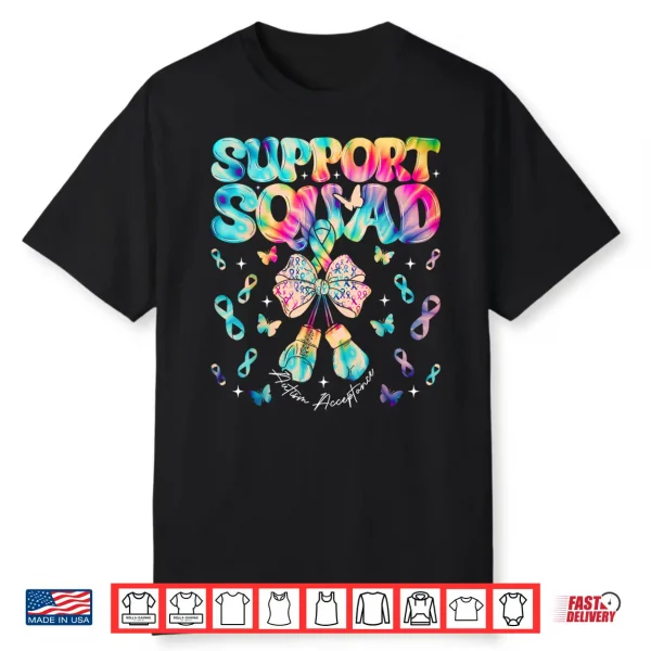 Support Squad Infinity Symbol Autism Awareness Acceptance Shirt