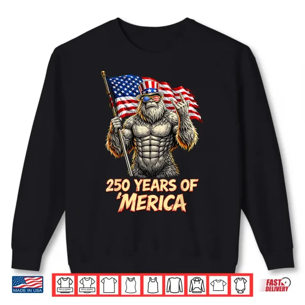 Sweatshirt 250 Anniversary USA Patriotic Men Women 1776 America 250th Shirt
