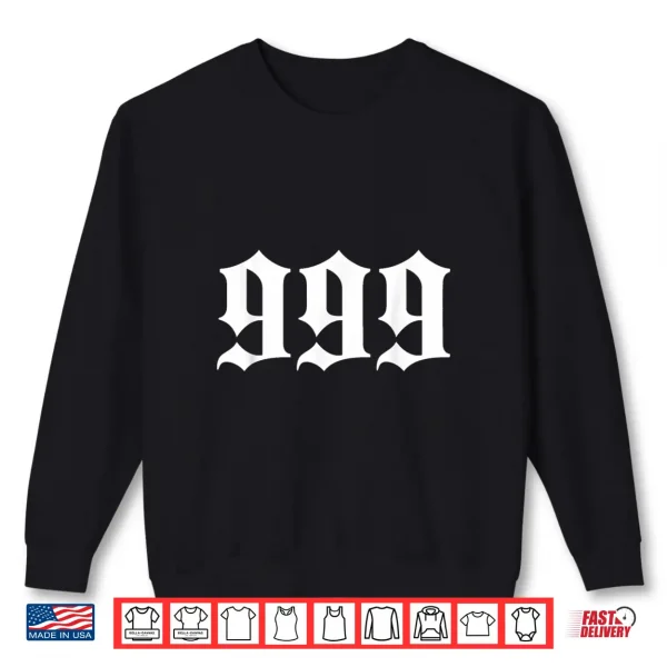 Sweatshirt 999 Angel Number Gothic Shirt