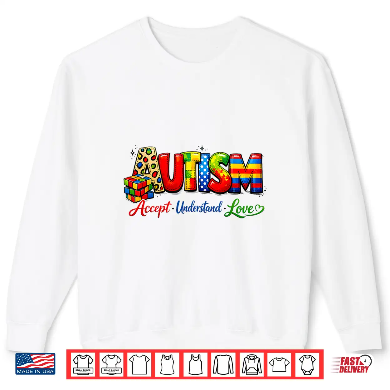 Accept Understand Love Autism Awareness Puzzle Professional Shirt Accept Understand Love Autism Awareness Puzzle Professional Shirt