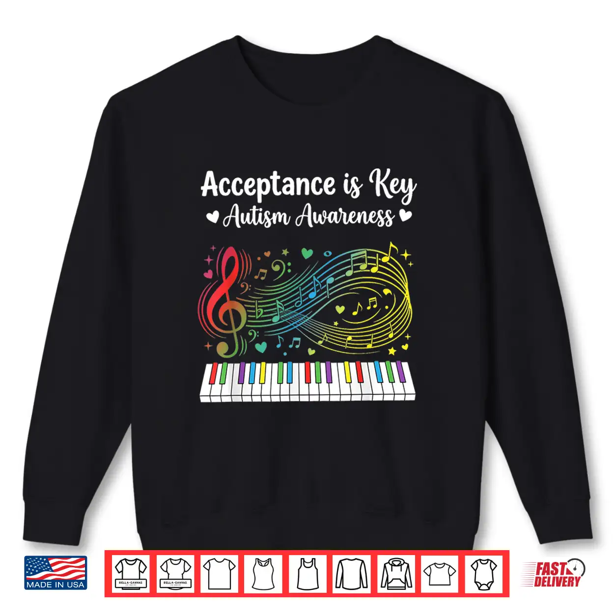 Acceptance Is Key Autism Awareness Music Piano Professional Shirt Acceptance Is Key Autism Awareness Music Piano Professional Shirt