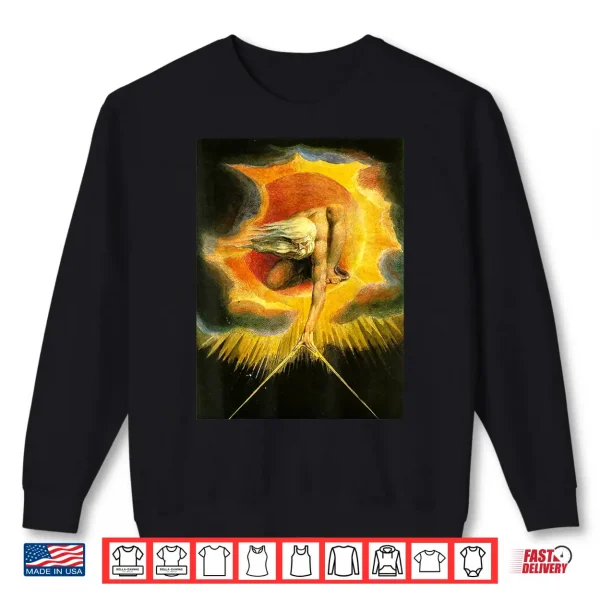 Sweatshirt Ancient of Days Painting by William Blake Seventeen Ninety Four Shirt