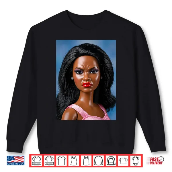 Angry Disgusted Black Doll Face Meme Reaction Meme Funny Shirt 2 Sweatshirt Angry Disgusted Black Doll Face Meme Reaction Meme Funny Shirt