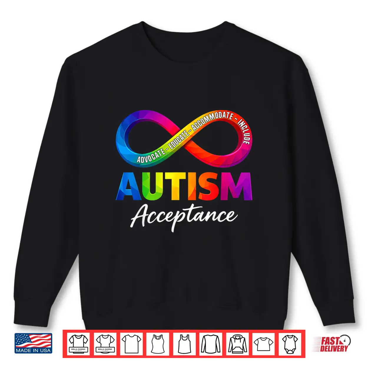 Autism Acceptance Infinity Symbol Autism Awareness Modern Shirt Autism Acceptance Infinity Symbol Autism Awareness Modern Shirt