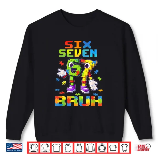 Sweatshirt Autism Sixty Seven Italian Brainrot Kids Gaming Humor Shirt