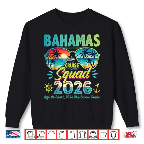 Sweatshirt Bahamas Cruise Squad 2026 Family Matching Vacation Shirt