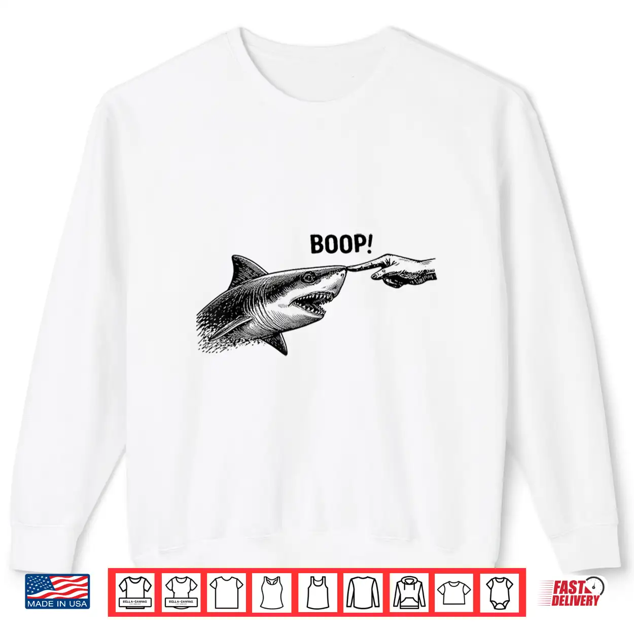 Boop Shark Meme Shark Humor Funny Hand Boop Nose Shark Shirt Boop Shark Meme Shark Humor Funny Hand Boop Nose Shark Shirt