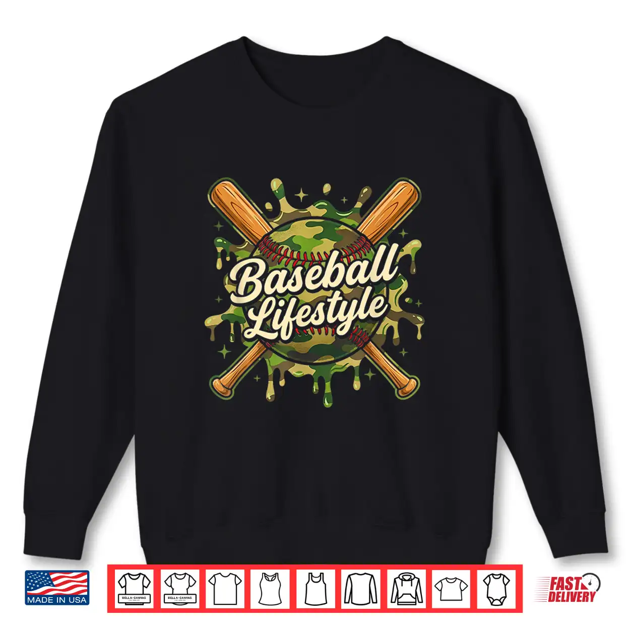 Camo Baseball Life Style 101 Apparel Kids Drip Baseball Boys Shirt Camo Baseball Life Style 101 Apparel Kids Drip Baseball Boys Shirt