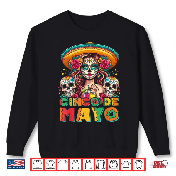 Sweatshirt Cinco De Mayo Fiesta Surprise Camisa 5 De Mayo Viva Mexico Shirt
