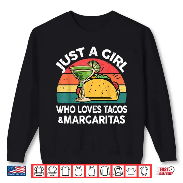 Cinco De Mayo Girl Love Tacos Margaritas Funny Mexican Women Shirt 2 Sweatshirt Cinco De Mayo Girl Love Tacos Margaritas Funny Mexican Women Shirt