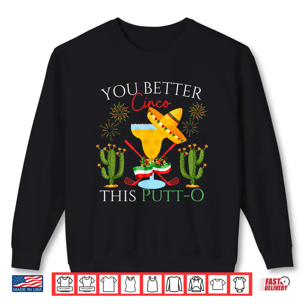 Cinco De Mayo Golf Golfer Drinking Margaritas Tequila Shirt Cinco De Mayo Golf Golfer Drinking Margaritas Tequila Shirt